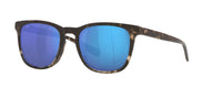 SHINY BLACK KELP - BLUE MIRROR 580 GLASS - POLARIZED