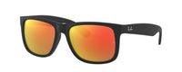 RUBBER BLACK - ORANGE MIRROR