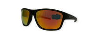 MATTE BLACK - RED MIRROR - POLARIZED