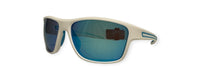 MATTE WHITE - ICE BLUE MIRROR - POLARIZED