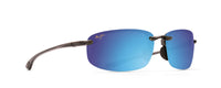 TRANSLUCENT SMOKE GREY - BLUE HAWAII - POLARIZED - 2.0 POWER