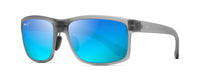 TRANSLUCENT MATTE GREY - BLUE HAWAII - POLARIZED