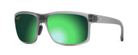TRANSLUCENT MATTE GREY - MAUI GREEN - POLARIZED