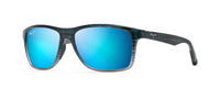 BLUE BLACK STRIPE FADE - BLUE HAWAII - POLARIZED